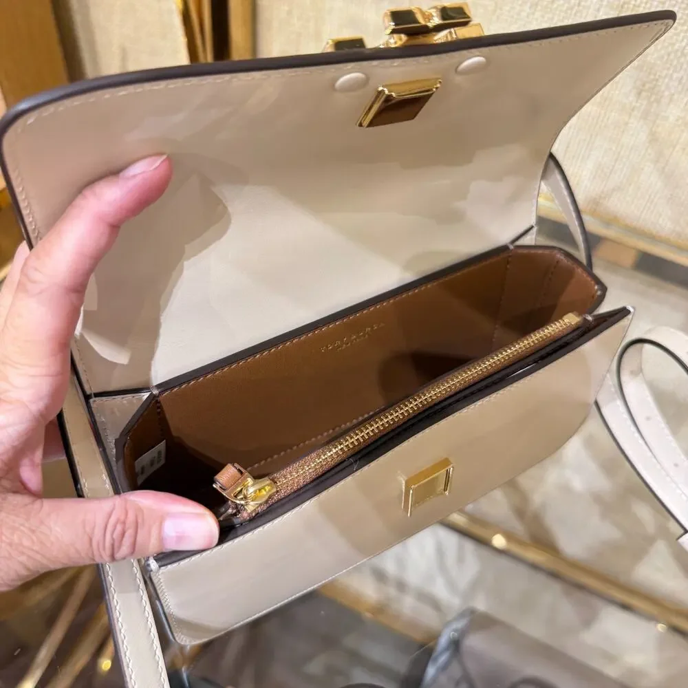 Tory Burch SMALL ELEANOR RECTANGULAR BAG 158734 $550 New Cream - Picture 8 of 9